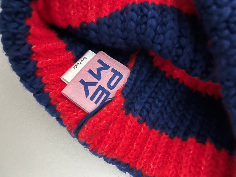 Pemy Renkli Çizgili Kadın Örgü Bere - Görsel 2