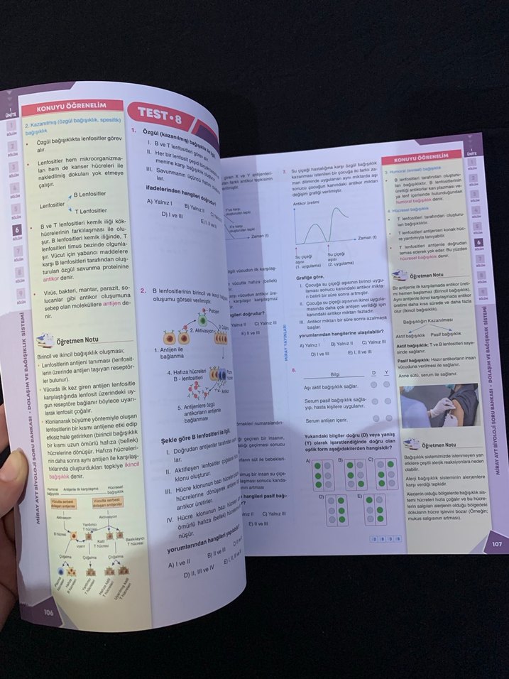 Biyoloji Soru Bankası - Pratik Notlar - Görsel 4