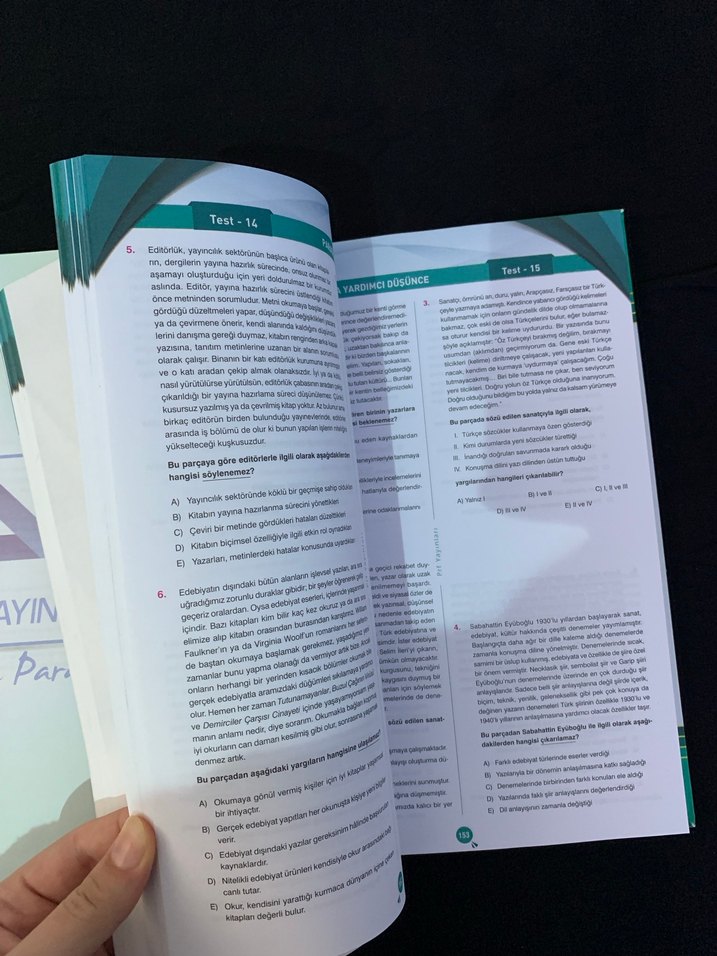 TYT-AYT Paragraf Soru Kütüphanesi - PRF Yayınları - Görsel 4