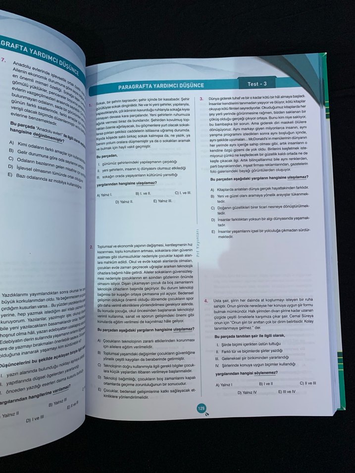TYT-AYT Paragraf Soru Kütüphanesi - PRF Yayınları - Görsel 2