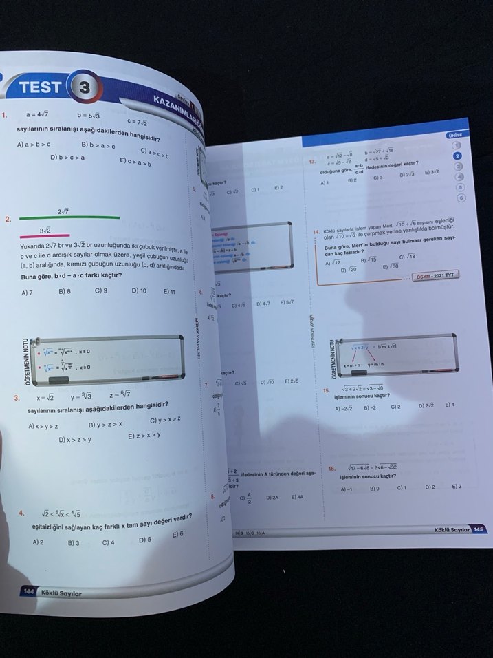 TYT Matematik Öğretmen Pratik Notları Soru Bankası - Görsel 2