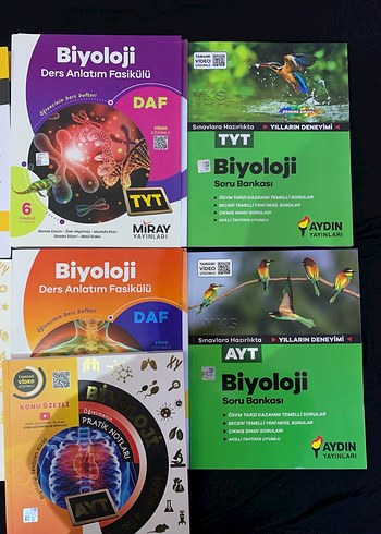 Biyoloji TYT AYT Soru Bankası ve Ders Anlatım Kitapları - Görsel 4