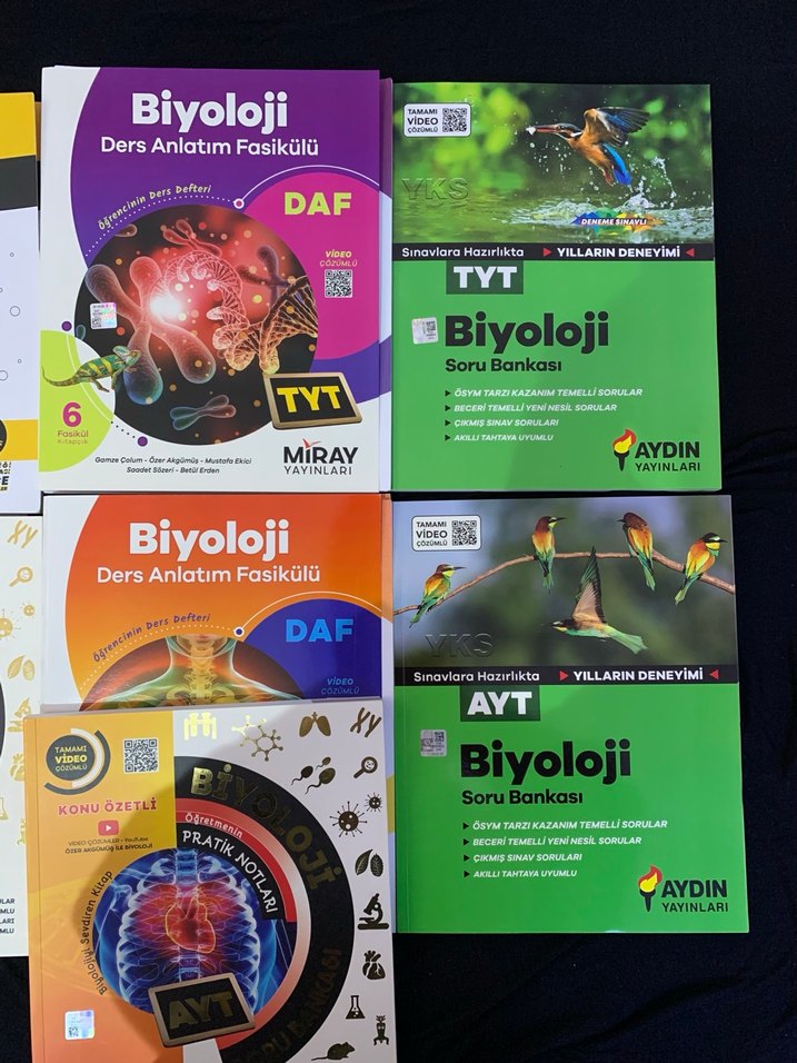 Biyoloji TYT AYT Soru Bankası ve Ders Anlatım Kitapları - Görsel 4