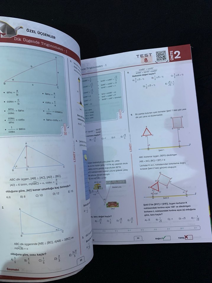 Limit Yayınları TYT-AYT Geometri Soru Bankası - Görsel 5