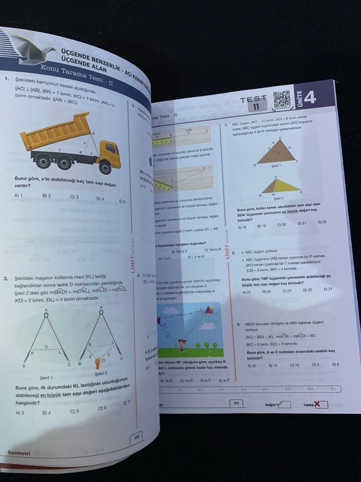Limit Yayınları TYT-AYT Geometri Soru Bankası - Görsel 3