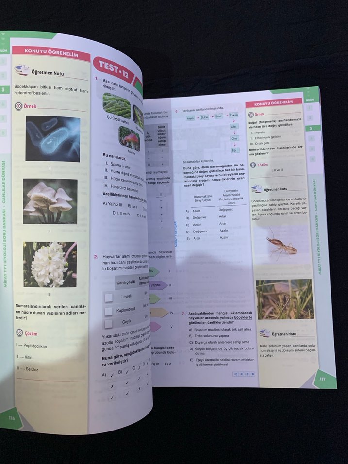 Biyoloji Öğretmen Pratik Notları Soru Bankası - Görsel 2