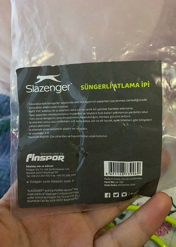 Slazenger Rulmanlı Atlama İpi - Görsel 9