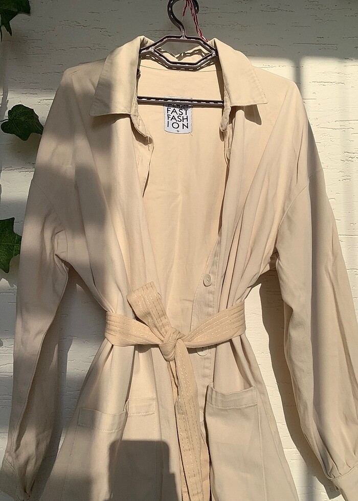 Lamelif Krem Mevsimlik Ceket - Görsel 4