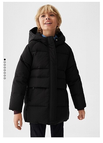 Mango Kids Mango kuş tüyü çocuk mont ORİJİNAL