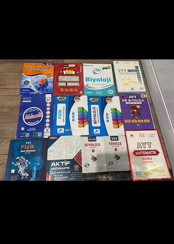 AYT ve TYT Soru Bankası Seti - Matematik, Biyoloji, Fizik