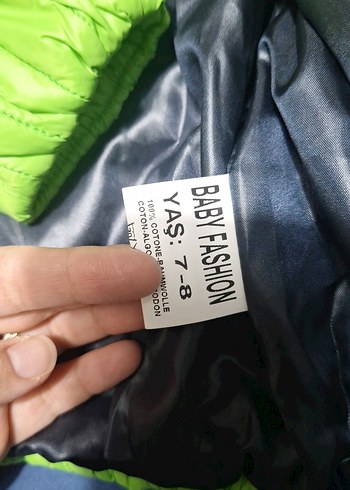 Yeşil Fermuarlı COCUK MONT - Görsel 6