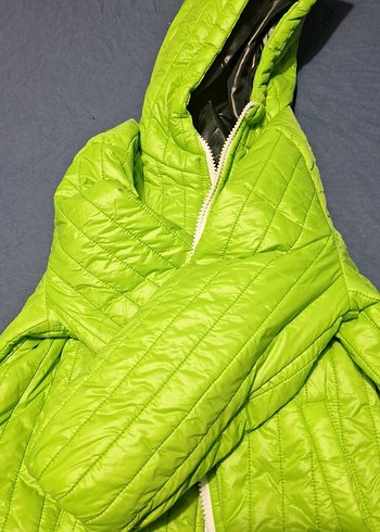 Yeşil Fermuarlı COCUK MONT - Görsel 5