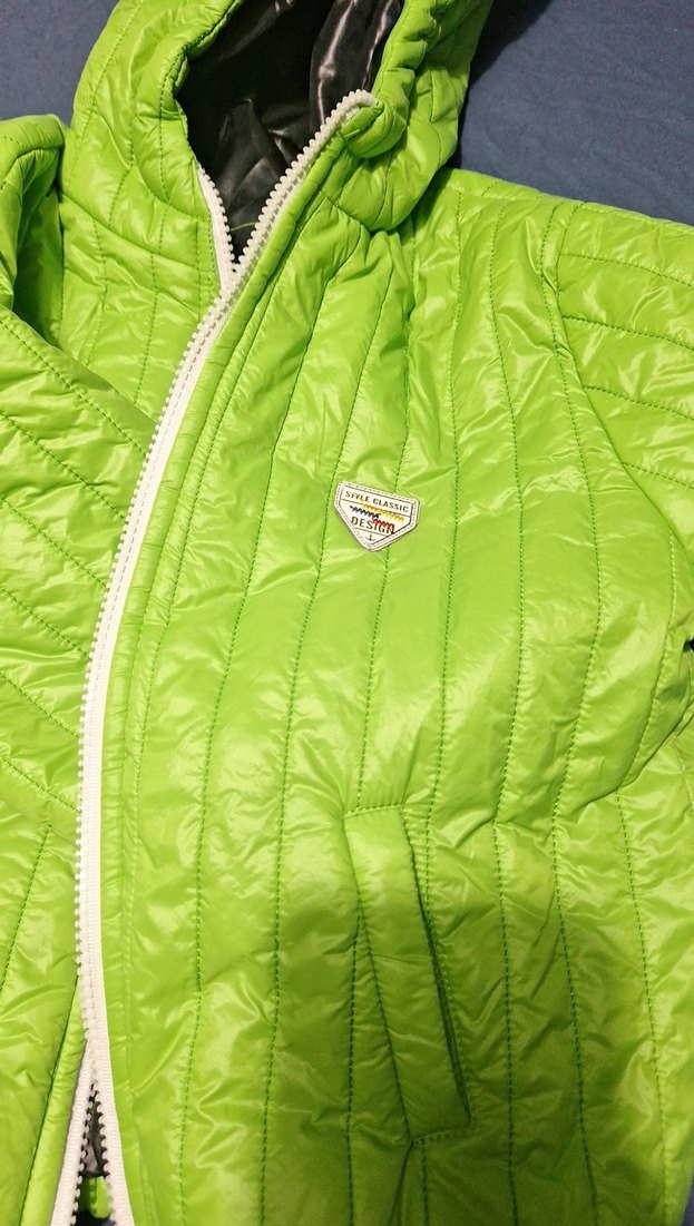 Yeşil Fermuarlı COCUK MONT - Görsel 4