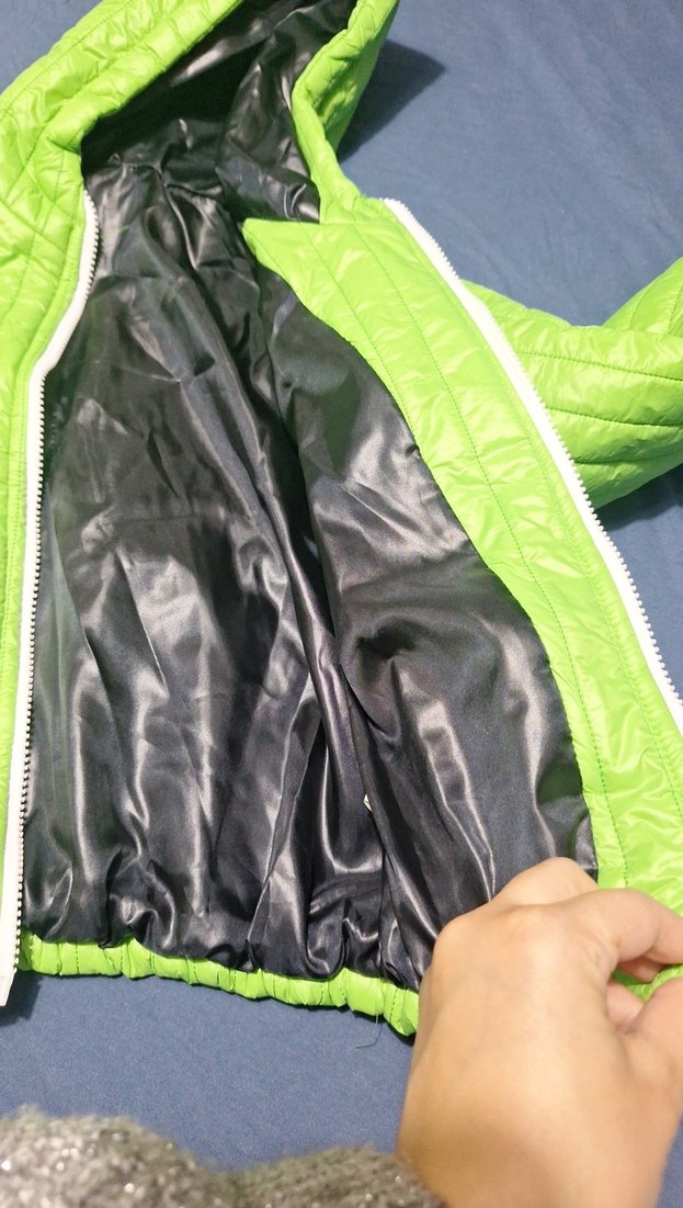 Yeşil Fermuarlı COCUK MONT - Görsel 2