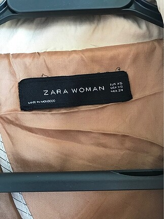 xs Beden camel Renk Zara Trençkot