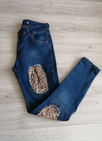 Zara Leoparlı Jean