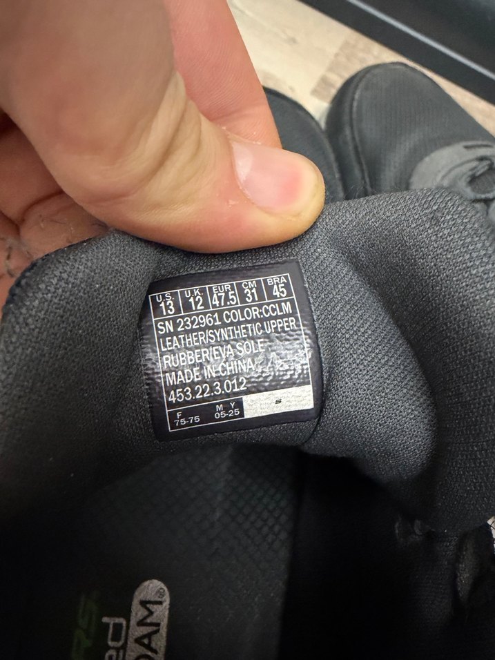 Gri Skechers Erkek Spor Ayakkabı 47.5 Numara - Görsel 3