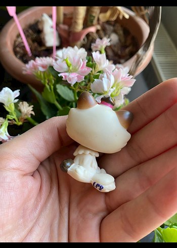  Pastel Bej Kedi Figür Aksiyon Oyuncağı