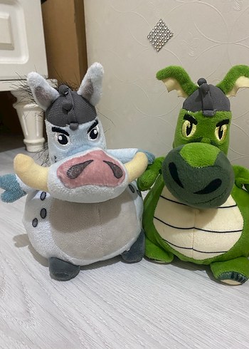  Beden Renkli Peluş Oyuncak Seti - 3 Parça