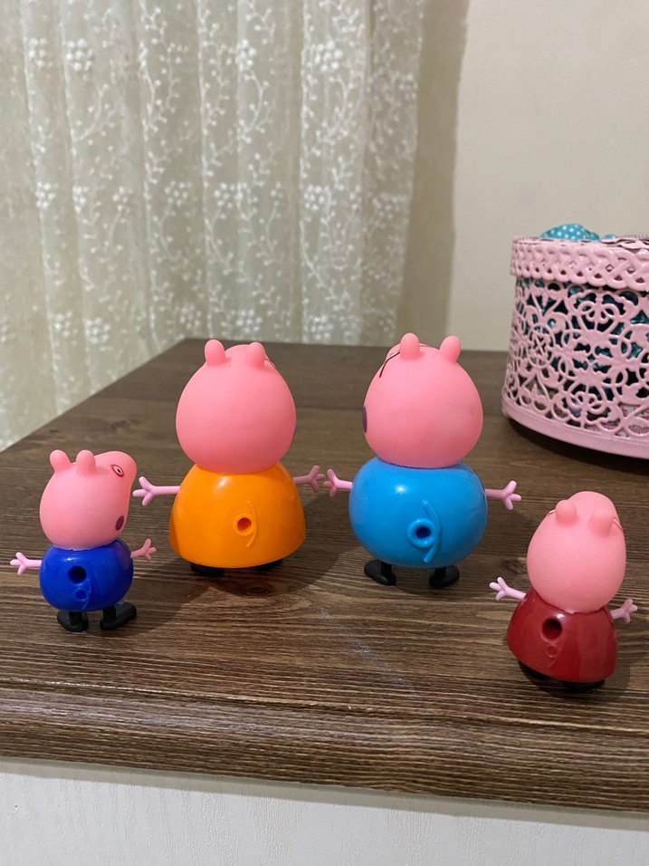 Peppa Pig Renkli Figür Oyuncak Seti - Görsel 4