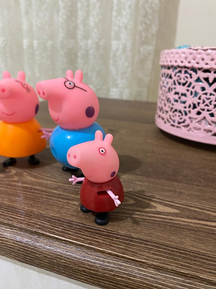 Peppa Pig Renkli Figür Oyuncak Seti - Görsel 3