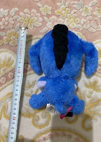 Renkli Mor Peluş Oyuncak Fil - Görsel 3