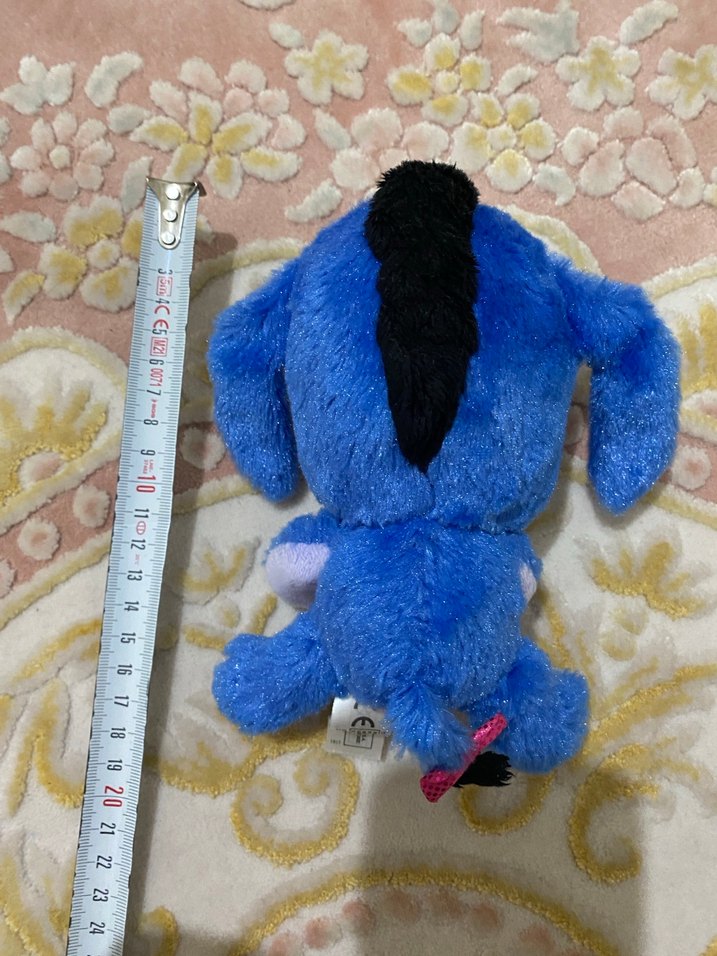 Renkli Mor Peluş Oyuncak Fil - Görsel 3