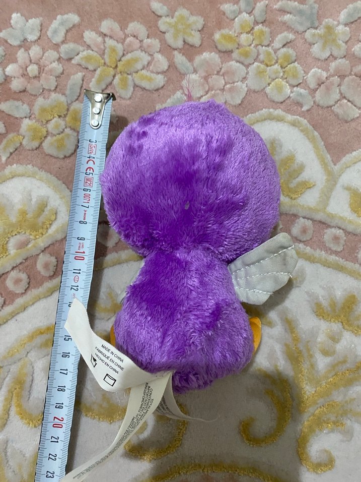 Mor Renkli Peluş Oyuncak Ördek - Görsel 3