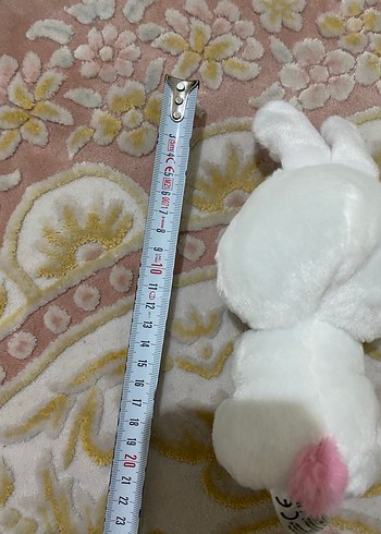 Beyaz Peluş Tavşan Oyuncak - Görsel 2