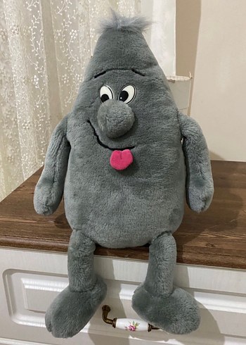 Gri Peluş Oyuncak Figür