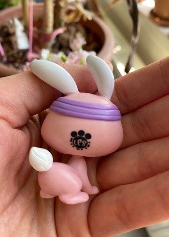 Pastel Pembe Tavşan Aksiyon Figürü