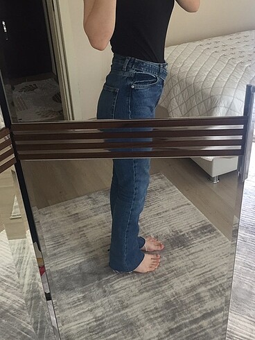 Zara Cross Jeans Kot Yırtmaçlı Mavi