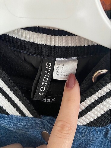 H&M Hm Kadın Bomber Kot Ceket