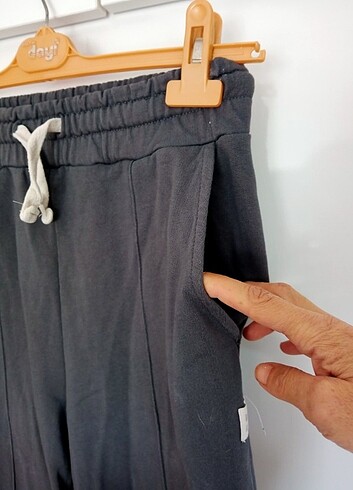 Defacto Eşofman kumaşı geniş paça günlük pantolon