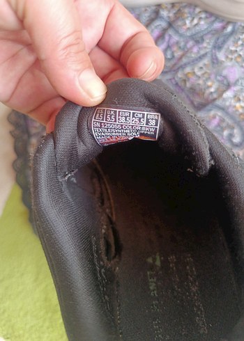 Skechers Siyah yürüyüş Spor Ayakkabı - Görsel 4