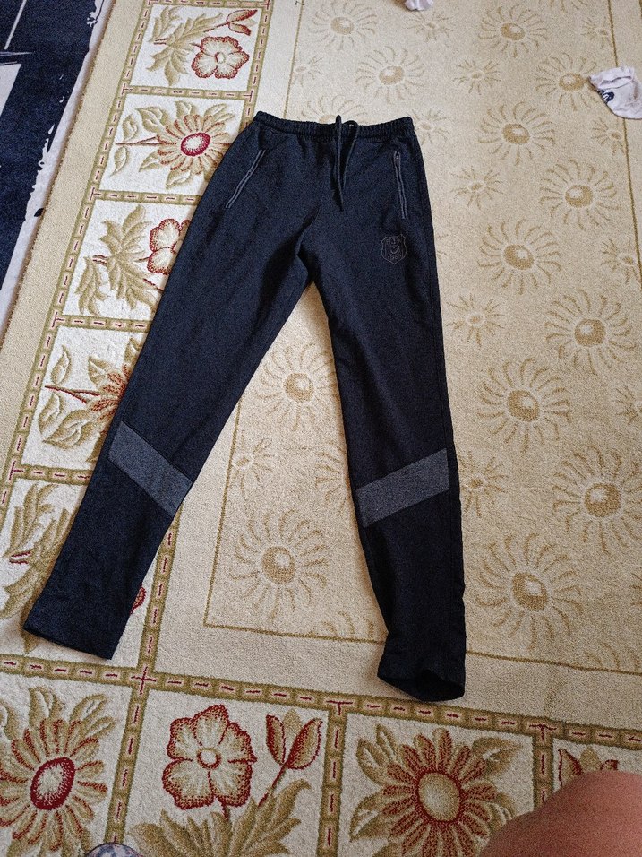 Gri Nakışlı Erkek Outdoor Jogger Pantolon - Görsel 4