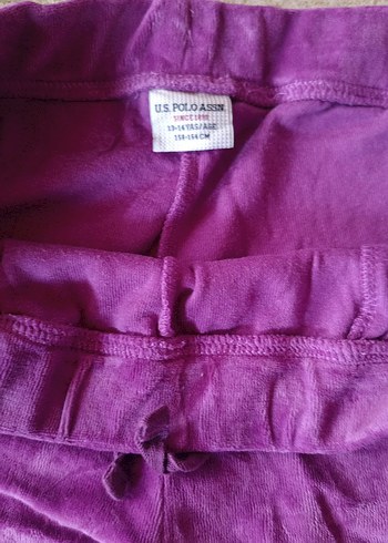 cocuk Mor Rahat Kesim kadife Eşofman Altı. orjinal ürün - Görsel 4