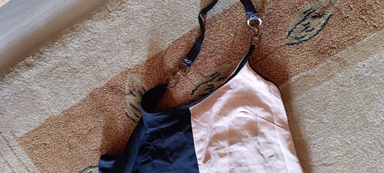 vizon lacivert tam boy elbise - Görsel 3