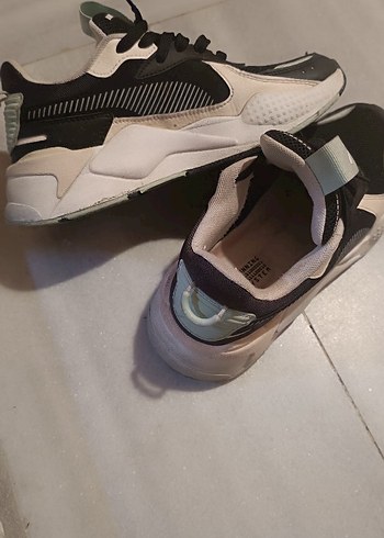 Siyah Bağcıklı Kadın Spor Ayakkabı - Görsel 8