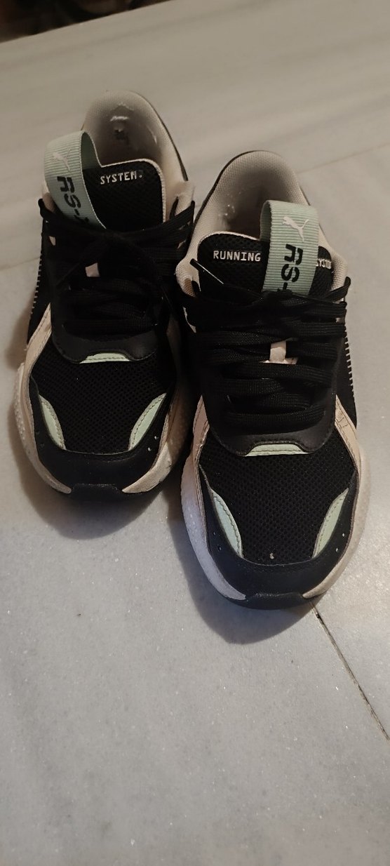 Siyah Bağcıklı Kadın Spor Ayakkabı - Görsel 2