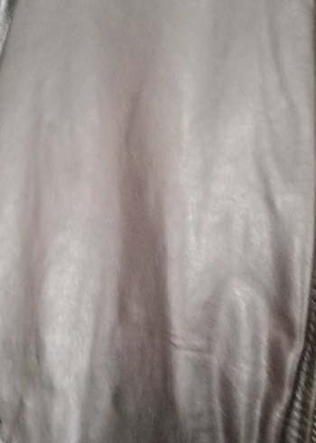 Kahverengi Deri Biker Ceket - Görsel 2