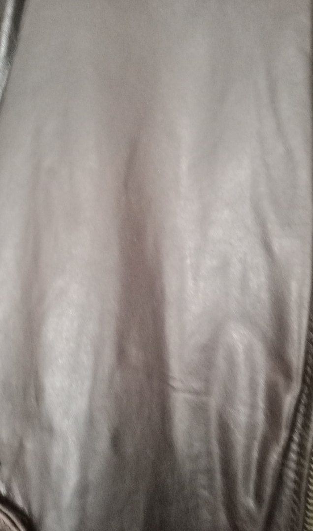 Kahverengi Deri Biker Ceket - Görsel 2