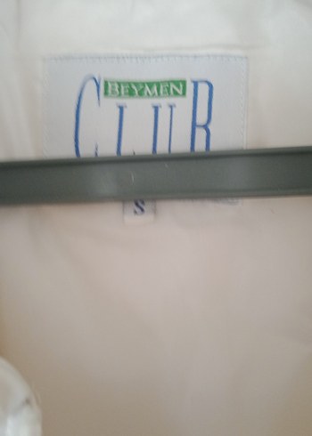 Düğmeli Beyaz Kadın Ceket/mont - Görsel 3