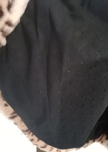 Kahverengi Leopar Desenli Kadın Suni Kürk Ceket - Görsel 3