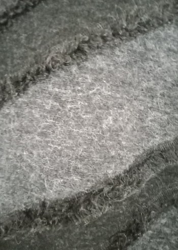 Gri Uzun Triko yün ince ve sıcak Elbise - Görsel 2