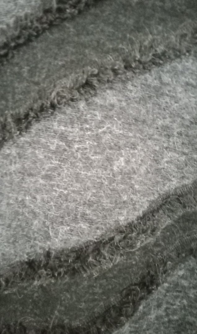 Gri Uzun Triko yün ince ve sıcak Elbise - Görsel 2