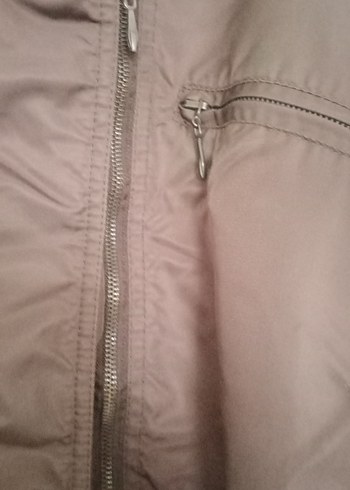 Kemerli Kahverengi Midi Kadın  su geçirmez kaban - Görsel 4