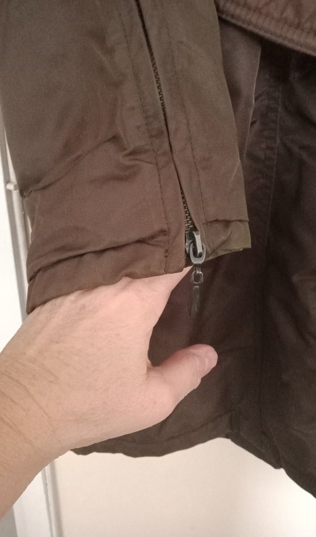 Kemerli Kahverengi Midi Kadın  su geçirmez kaban - Görsel 3