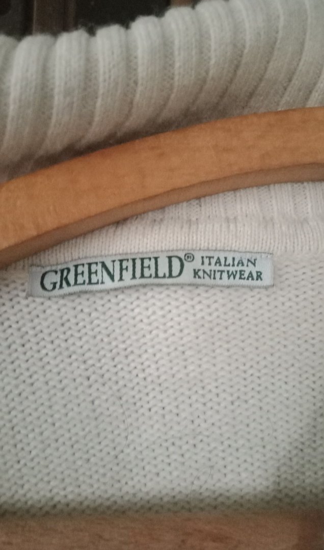 Beyaz Yarım Fermuarlı Yüksek Yaka Kadın Kazak - Görsel 3