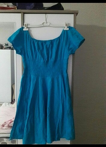 46 Beden mavi Renk Günlük elbise 